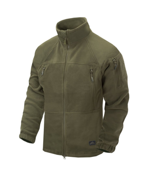 Куртка толстовка флисовая Stratus Jacket - Heavy Fleece Helikon-Tex Olive Green M Тактическая мужская