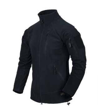 Кофта Alpha Tactical Jacket - Grid Fleece Helikon-Tex Navy Blue M Тактична чоловіча