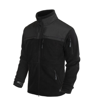 Куртка флисова Defender Jacket - Fleece Helikon-Tex Black S Тактическая