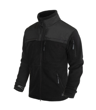 Куртка флісова Defender Jacket - Fleece Helikon-Tex Black S Тактична