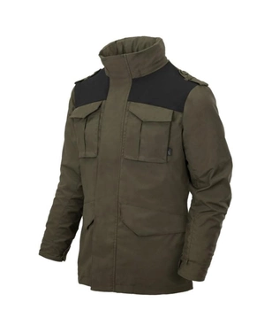 Куртка Covert M-65 Jacket Helikon-Tex Taiga Green/Black L Тактична чоловіча