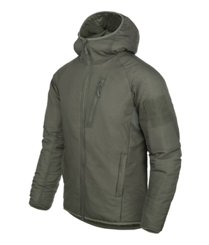 Куртка Wolfhound Hoodie - Climashield Apex 67G Helikon-Tex Alpha Green (Сірий) L Тактична