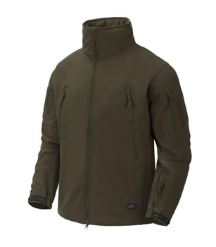 Куртка куртка Gunfighter Jacket - Shark Skin Windblocker Helikon-Tex Taiga Green XL Тактична