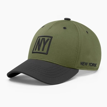 Стильная мужская бейсболка INAL Нью Йорк NY New York L / 57-58 Оливковый 105657