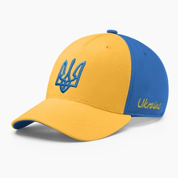 Кепка бейсболка мужская INAL с гербом Украины M / 55-56 Желтый 275055