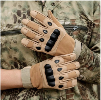Боевые армейские перчатки для выживания Койот размер XL (Alop) надежная защита и комфорт в экстремальных условия надежная защита и свобода движения незаменимый инструмент на поле боя