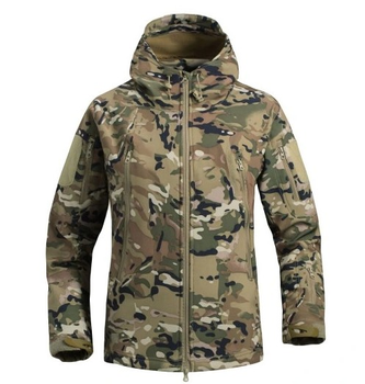 Мужская куртка мембранная размер L Мультикам (Alop) надежная и комфортная на поле боя функциональная для любых задач защита от ветра и дождя