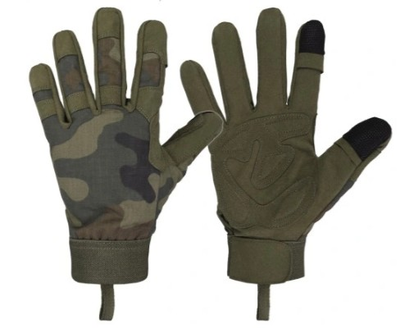 Захисні чоловічі армійські рукавички Dominator Tactical Олива XL (Alop) для армії, професійних операцій і тренувань, максимальний захист і продуктивність, безпека