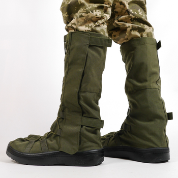 Тактичні Гамаші, Розмір M(39-42) Бахіли Утеплені Військові для Взуття Дощові для Захисту Хакі