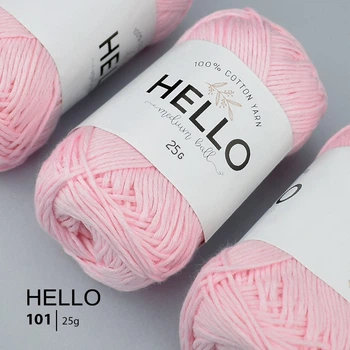 Пряжа Cotton 101 (25 грам) KOLOROVA
