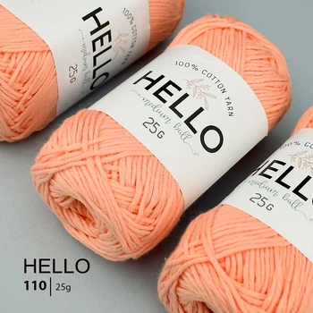 Пряжа Cotton 110 (25 грам) KOLOROVA
