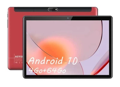Планшет Aoyodkg m40 10.1” IPS Android 10 4/64Gb Wi-Fi 5G 6000mAh Red