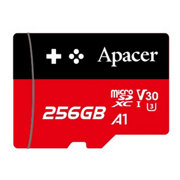 Карта памяти MicroSDXC 256GB UHS-I/U3 Class 10 Apacer (AP256GMCSX10U7-RAGC)