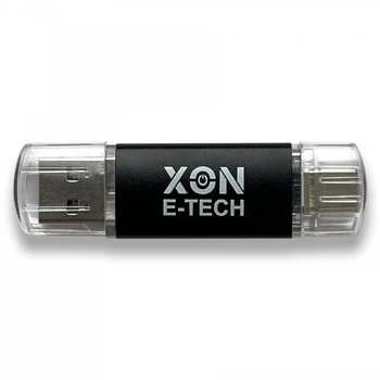 Флеш-накопитель XON FlashDrive DuoConnect 256GB (USB 3.0 + USB Type-C) Black (FX3D256GB)