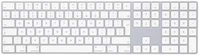 Bezprzewodowa klawiatura Apple Magic z klawiaturą numeryczną Bluetooth International English Silver (MQ052Z/A)