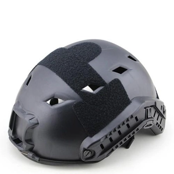 Страйкбольный шлем FAST BJ-type BLACK отверстия ромб L (Airsoft / Страйкбол)