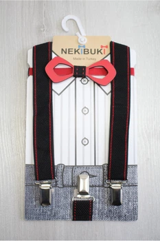 Подтяжки Nekibuki Красный (2125000715520)