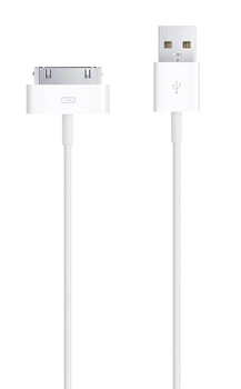 Дата-кабель Apple Dock Connector to USB 2.0 (1 м) White (MA591)