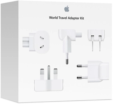 Zestaw adapterów Apple World Travel Adapter Kit Biały (MD837)