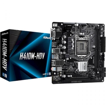 Материнская плата ASRock h410m-hdv