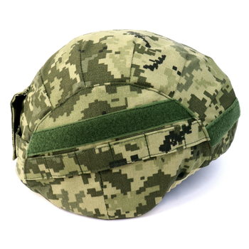 Тактический маскировочный чехол (Кавер) UMA на каску, шлем в цвете пиксель ВСУ - мм14