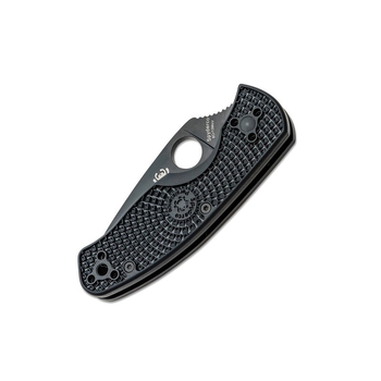 Ніж Spyderco Persistence FRN Black Blade напівсерейтор (C136PSBBK)