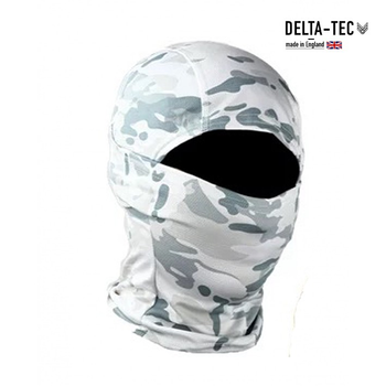 Військова флісова балаклава Delta-Tec універсальна білий-мультикам