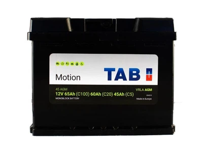 Акумулятор стаціонарний гелевий TAB Motion AGM 65 Ah 12V