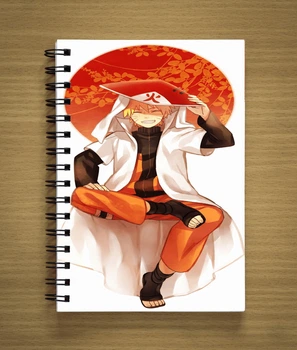 Блокнот Sketchbook Скетчбук с принтом anime Naruto | аниме Наруто #02 Naruto Uzumaki