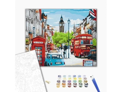 Картина по номерам Час-пик в Лондоне, Brushme (40х50 см), BS33932