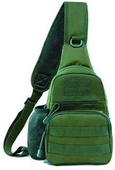 Тактична армійська чоловіча сумка-слінг Survival 5904555954359 хакі
