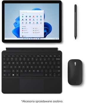 Ноутбук Microsoft Surface Go 3 10.5" Pentium Gold 6500Y 8GB RAM 128GB SSD Windows 11 Home S + клавиатура Чорний (8VA-00003 KCM-00031)