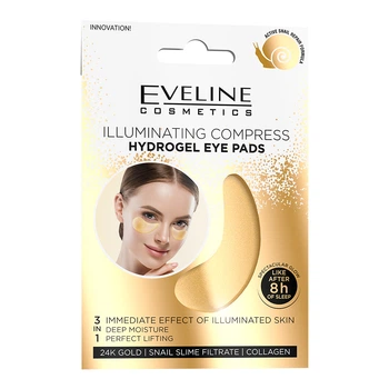 Охлаждающие гидрогелевые патчи Eveline с эффектом сияния 10 мл 5903416015505