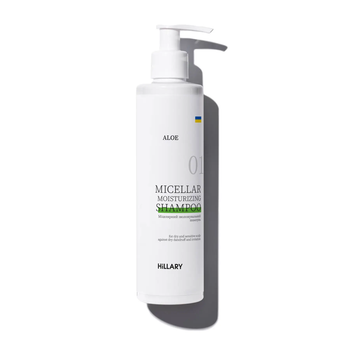 Міцелярний зволожувальний шампунь Hillary Aloe Micellar Moisturizing Shampoo 250 мл 2314976265294