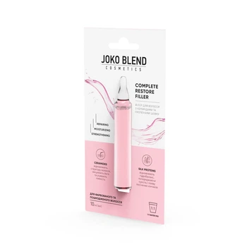 Філер для волосся Joko Blend з керамідами та протеїнами шовку Сomplete Restore Filler 10 мл 4823109402775