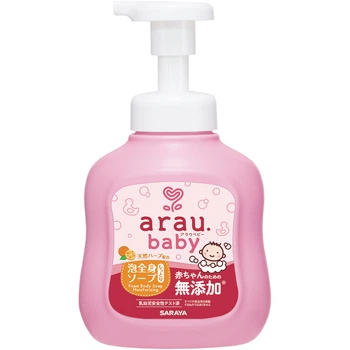Гель-піна для купання малюків зволожуючий Arau Baby 450 мл 4973512259128