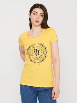 Футболка жіноча Tommy Hilfiger 11051.4 M Жовта