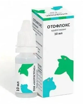 Отофлокс краплі вушні Біотестлаб, 10 мл