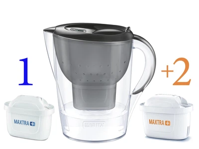 Фильтр-кувшин для воды BRITA Marella XL Memo MX 3.5 л. с 3-мя картриджами Brita Maxtra+ (графит)