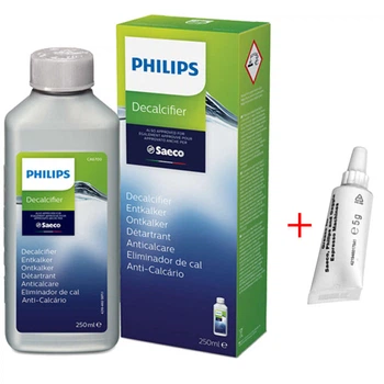 Набор для обслуживания кофемашины Philips ( жидкость Philips CA6700 -1шт. и смазка Saeco- 1 шт.)
