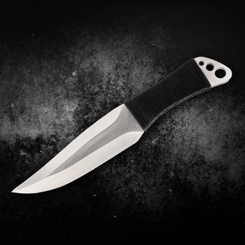 Нож Метательный Серебряный Правильный вес с чехлом (не ломаются)