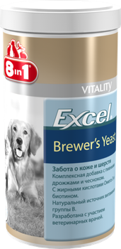 Пивные дрожжи Excel 8in1 Vitality Brewers Yeast with Garlic с чесноком 1430 таб (115731)