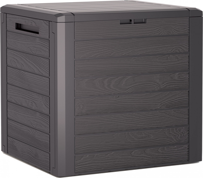Ящик для зовнішнього зберігання Prosperplast Woodebox 140 л Коричневий (5905197373140)