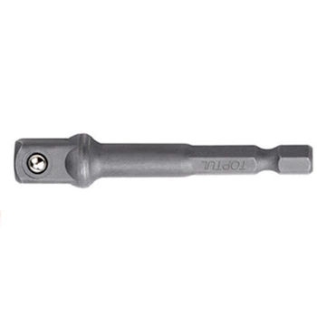 Переходник 1/4"х3/8" L65 (6-гр. под шуруповерт Х квадрат) TOPTUL FPKA0812