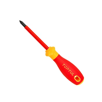 Отвертка крестовая PH0 x 60mm изолированная (1000V) VDE Pro-Plus Series TOPTUL FBEF0006V4