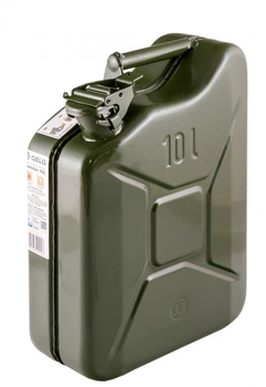 Канистра металлическая GELG 10 л цвет OLIVE GREEN (RAL6003) DIN 7274 (30-04-21-3101)