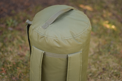 Військовий баул на 35 літрів армійський ЗСУ тактичний сумка рюкзак баул похідний для речей колір олива/хакі