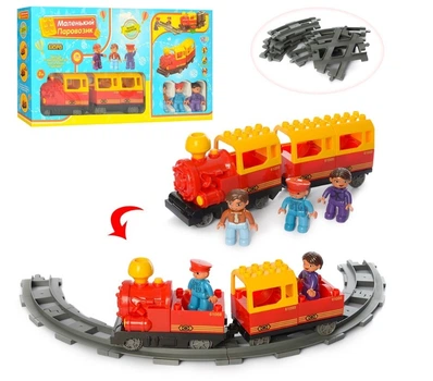 Конструктор для детей M 0440 U/R/6188D Limo toy "Маленький Паровозик"
