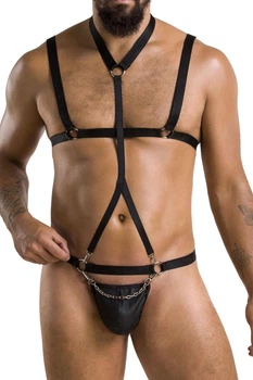 Мужское эротическое бельё Комплект 039 SET ANDREW Чёрный XXL/XXXL - Passion ( SO7590 )