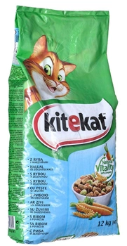 Sucha karma dla kotów KITEKAT z rybą i warzywami 12 kg (5900951279911)